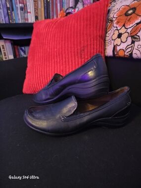 Women's Hush Puppy Epic Loafers Black Size 11